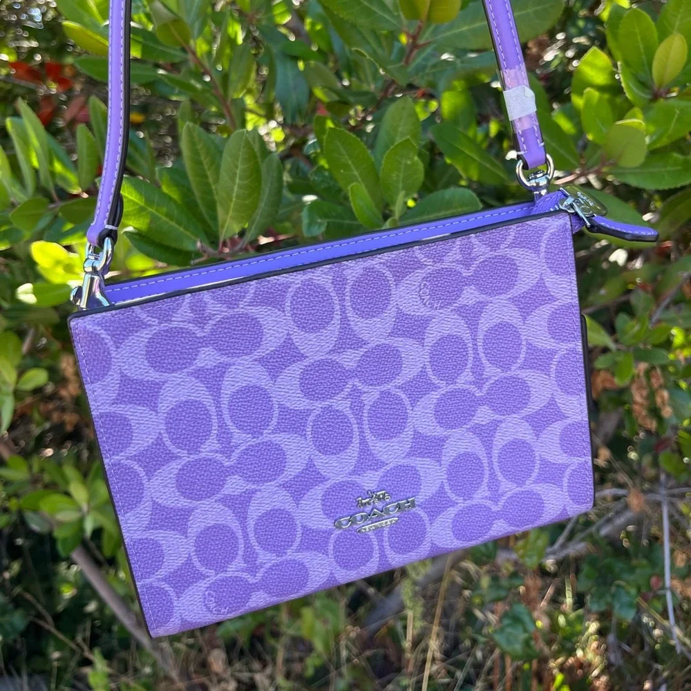 Coach Purple Slim Crossbody -CBM46